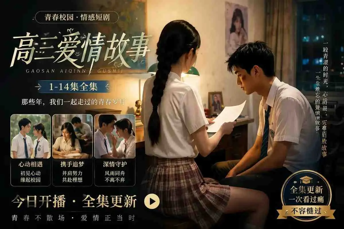 2026爆款AI真人短剧《AI短剧：B中爱情故事》-重逢篇高甜来袭-无广告免费看全集