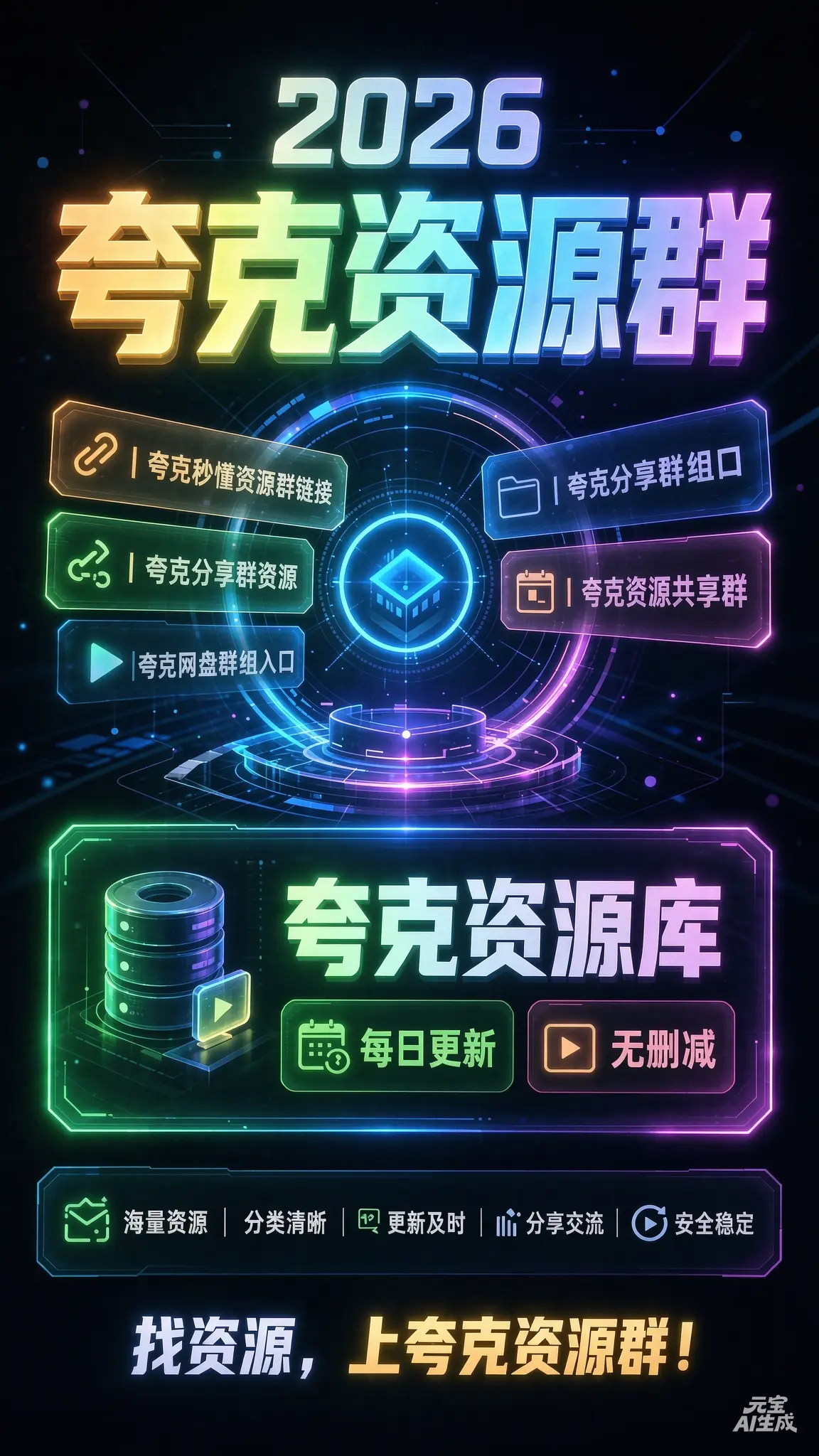 《夸克资源神级合集》- 1080P高清资源随心看- 夸克网盘永久免费分享- 一键存入夸克网盘不迷路